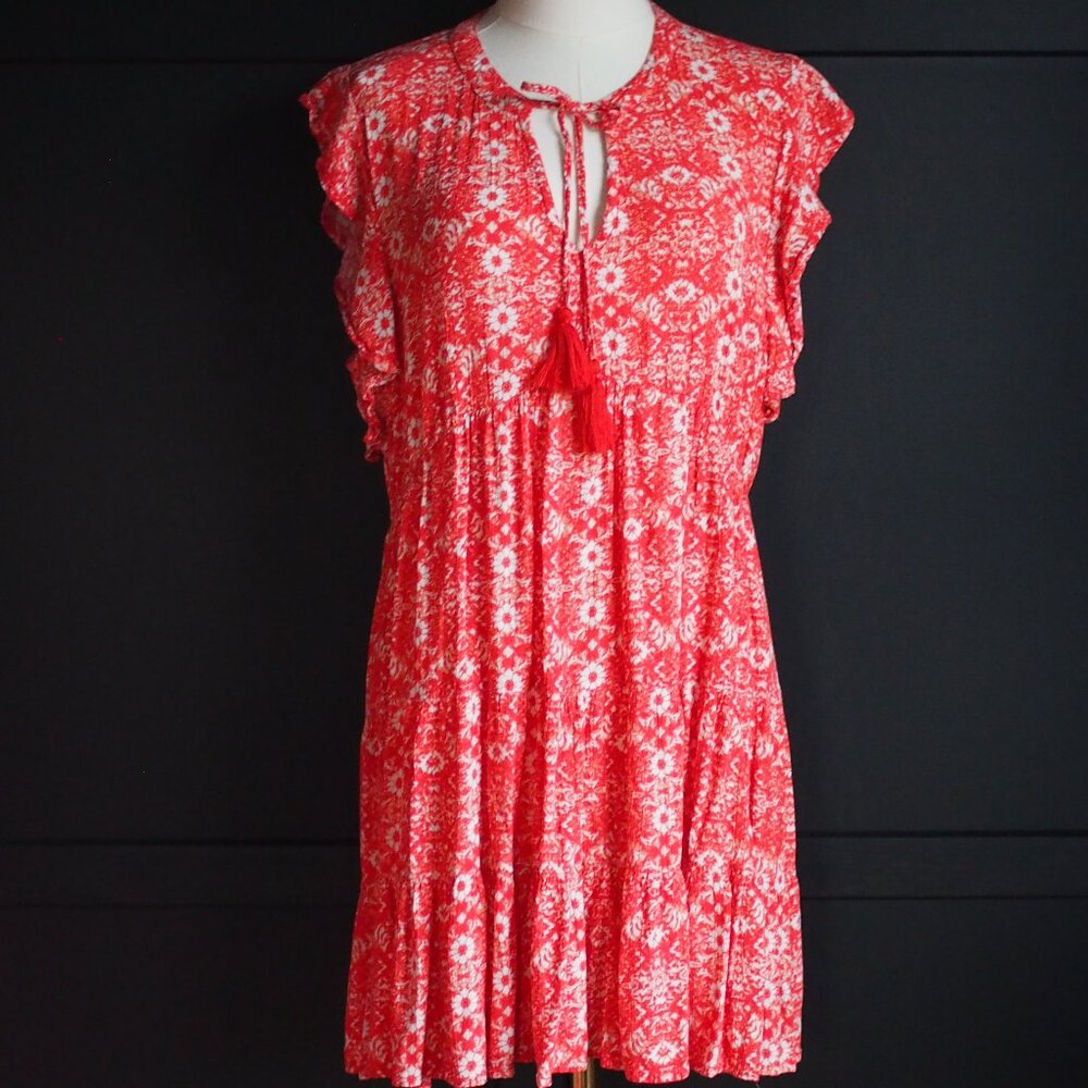 Ivy | Flutter Sleeve Floral Sundress